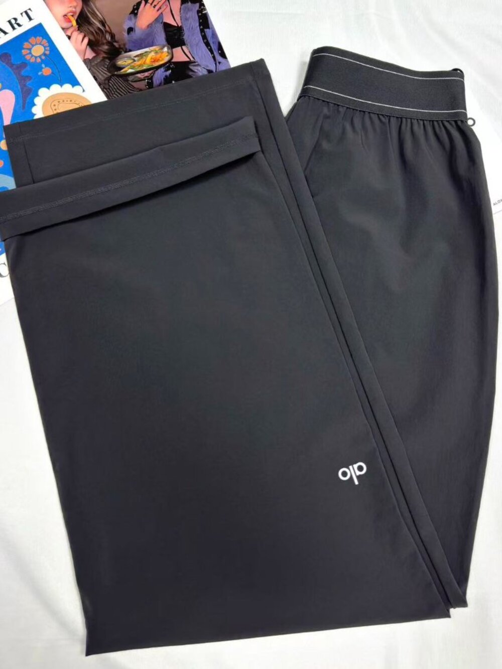 NWT ALO Yoga🛴Suit Up Trouser Dark Grey,Wide Leg 30” Inseam - Picture 4 of 8